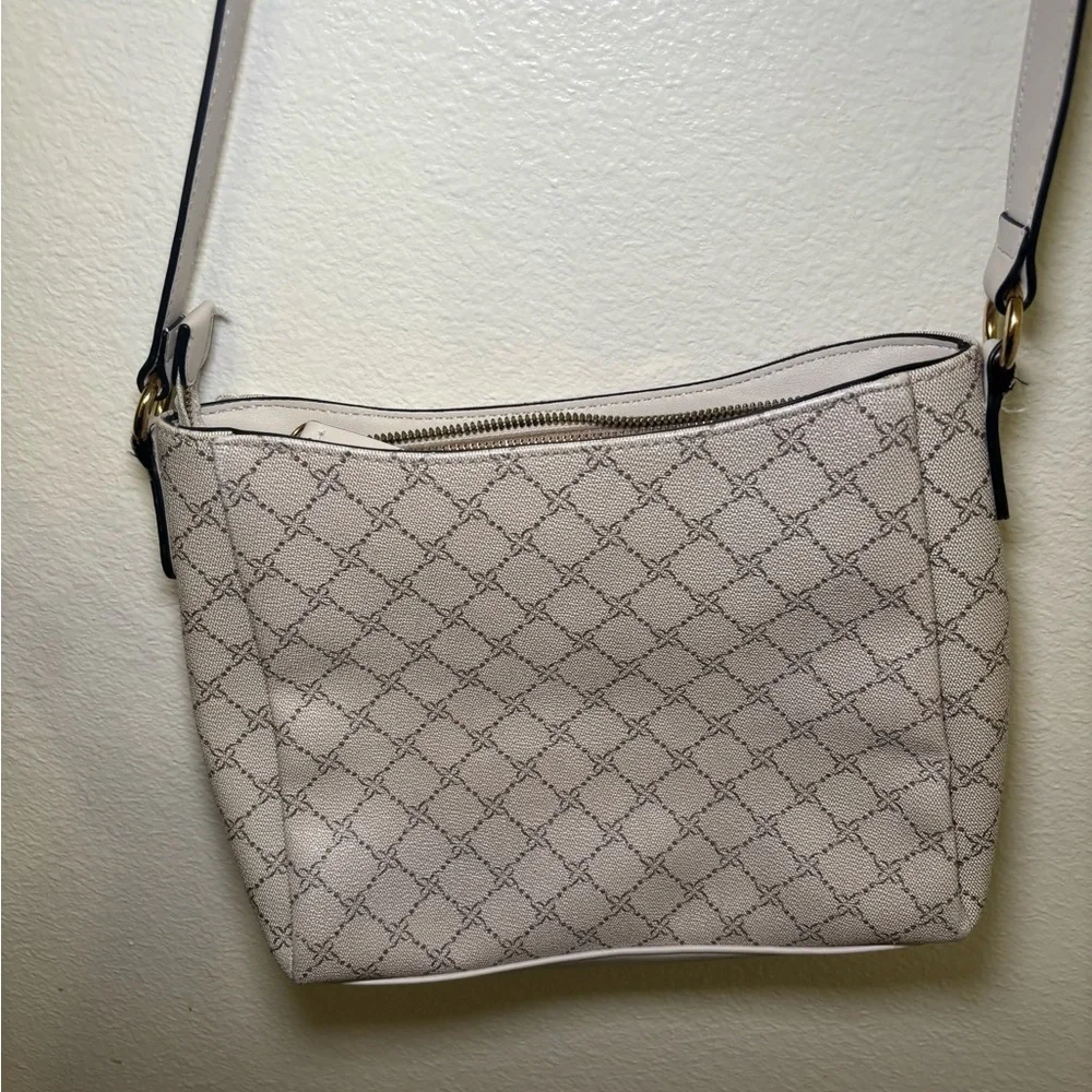 Nine West Crossbody Bag - Cream and Gold